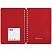 превью Записная книжка А6 60л. на гребне OfficeSpace «Base», красная пластиковая обложка