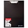 Доска-планшет горизонтальная BRAUBERG "NUMBER ONE A4", с прижимом, 31,8х22,8 см, черная