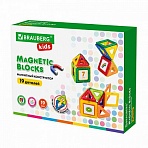 Магнитный конструктор MAGNETIC BLOCKS-19, 19 деталей, BRAUBERG KIDS