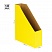 превью Накопитель-лоток архивный из микрогофрокартона OfficeSpace, 75мм, желтый, до 700л. 