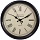 Часы настенные ход плавный, Troyka 88880883, круглые, 31×31×5, черная рамка