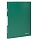 Папка с боковым металлическим прижимом и внутренним карманом BRAUBERG «Contract», зеленая, до 100 л., 0.7 мм