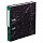 Папка-регистратор OfficeSpace 50мм, мрамор, черная, зеленый корешок, нижний метал. кант