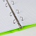 превью Тетрадь на кольцах А5 (175×220 мм), 120 л., пластиковая обложка, клетка, с фиксирующей резинкой, BRAUBERG, зеленая, 403569