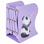 Подставка-держатель для книг и учебников BRAUBERG KIDS «Panda»раздвижнаяметаллическая238064