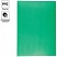 превью Обложка А4 OfficeSpace «PVC» 180мкм, «Кристалл» прозрачный зеленый пластик, 100л. 