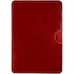 Обложка для паспорта OfficeSpace, кожа, красный