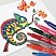 превью Фломастеры утолщенные JOVI (Испания) «Maxi», 12 цветов, трехгранные, для малышей, вентилируемый колпачок