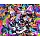 Картина по номерам на холсте ТРИ СОВЫ «Абстрактный кот», 40×50, с акриловыми красками и кистями
