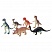 превью Набор фигурок «В мире животных», «Динозавры», 6 шт., 10 см, 1TOY