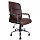 Кресло офисное BRABIX «Space EX-508», экокожа, хром, коричневое