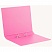 превью Папка на 2-х кольцах Bantex картонная/пластиковая 35 мм розовая