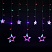 превью Гирлянда светодиодная «Звезды» занавес на окно 3×1 м, 138 ламп, многоцветная, ЗОЛОТАЯ СКАЗКА
