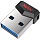 Флеш-диск 64 GB NETAC U278, USB 2.0, металлический корпус, серебристый/черный-20PN