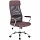 Кресло офисное BRABIX «Flight EX-540», хром, ткань, сетка, коричневое