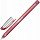 Ручка шариковая неавтоматическая масляная Unimax Trio DC tinted красная (толщина линии 0.5 мм)