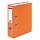 Папка-регистратор BRAUBERG с покрытием из ПВХ, 80 мм, с уголком, оранжевая (удвоенный срок службы)