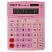 превью Калькулятор настольный STAFF STF-888-12-PK (200×150 мм) 12 разрядов, двойное питание, РОЗОВЫЙ, 250452