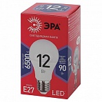 Лампа светодиодная ЭРА LED 12 Вт E27 грушевидная 6500 К холодный белый свет