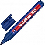 Маркер перманентный пигментный Edding E-30/003 синий (толщина линии 1.5-3 мм)
