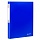 Папка 40 вкладышей BRAUBERG «Neon», 25 мм, неоновая, синяя, 700 мкм