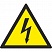 превью W08 Опасность поражения электрическим током (плёнка ПВХ, 150х150), упаковка 10шт