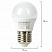 превью Лампа светодиодная SONNEN, 5 (40) Вт, цоколь E27, шар, теплый белый свет, LED G45-5W-2700-E27