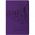 превью Дневник для музыкальной школы 48 л., обложка кожзам (лайт), термотиснение, BRAUBERG, фиолетовый, 105495