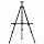 Мольберт-тренога металлический переносной, телескопический, 94×168х89 см, чехол, BRAUBERG ART