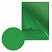 превью Папка-уголок жесткая, непрозрачная BRAUBERG, зеленая, 0,15 мм