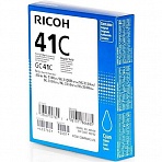Картридж струйный Ricoh GC41C голубой оригинальный