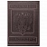 превью Обложка для паспорта натуральная кожа гладкая, «Герб», вертикальная, коньяк, BRAUBERG, 237190