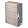 Короб архивный STAFF, 8 см, переплетный картон, корешок - бумвинил, 2 х/б завязки, до 700 л.