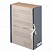 превью Короб архивный STAFF, 12 см, переплетный картон, корешок - бумвинил, 2 х/б завязки, до 1000 л.