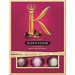 Шоколадные конфеты А.Коркунов ассорти молочного шоколада 110 г