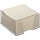 Блок для записей Attache 90×90×50 мм белый в боксе (плотность 60 г/кв. м)