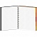 превью Бизнес-тетрадь Mariner Ambition 6 Красные полоски А4 150 листов черная в клетку и в линейку на спирали 5 разделителей (200×274 мм)
