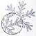 превью Украшение для окон и стекла ЗОЛОТАЯ СКАЗКА «Серебристые снежинки 1», 30×38 см, ПВХ