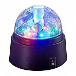 Диско-светильник Диско разноцветный свет 6 светодиодов (9×9 см)