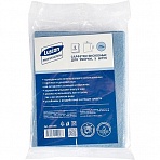 Салфетки хозяйственные Luscan Professional вискоза 38×30 см 90 г/кв. м голубые 5 штук в упаковке