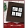 Фотоальбом BRAUBERG на 200 фото 10×15 см, твердая обложка, «Флора», серый с красным