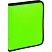 превью Папка-конверт на молнии Attache Neon A5 салатовая 700 мкм