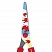 превью Ножницы BRAUBERG «Краб», 130 мм, с цветной печатью крабов, красные, в картонной упаковке с европодвесом