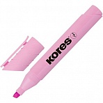 Текстовыделитель Kores High Liner Plus Pastel розовый (толщина линии 0.5-5 мм)