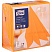 превью Салфетки бумажные Tork LinStyle Premium 478851 39×39 см оранжевые 1-слойные 50 штук в упаковке