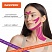 превью Кинезио тейп/лента для лица и тела, омоложение и восстановление, 5 см х 5 м, розовый, DASWERK