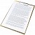 превью Папка-планшет д/бумаг A4 Attache, бумага, золото