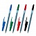 превью Ручки шариковые STAFF «Office», НАБОР 4 шт., (синяя, черная, красная, зеленая), узел 1 мм, линия письма 0.7 мм, 142961