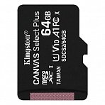 Карта памяти Kingston Canvas Select Plus microSDXC SDCS2/64GBSP
