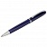 превью Ручка шариковая BRAUBERG бизнес-класса, BC025, корпус синий, серебряные детали, синяя